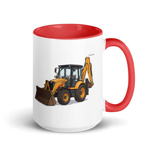 Furrow & Fields Red Terex 860 Elite | 15 oz Mug with Color Inside Quality Farmers Merch