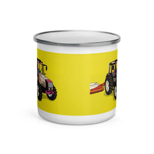 Furrow & Fields Valtra 6750 Pop Art | Enamel Mug Quality Farmers Merch