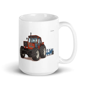 Furrow & Fields 11 oz Fiat 1880 Illustration | White Glossy Mug Quality Farmers Merch
