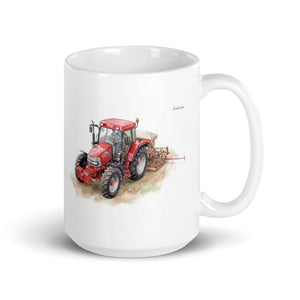 Furrow & Fields 11 oz McCormick MC115 Watercolor | White Glossy Mug Quality Farmers Merch