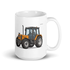 Furrow & Fields 11 oz Renault 106-54 TL Illustration | White Glossy Mug Quality Farmers Merch