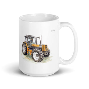 Furrow & Fields 11 oz Renault 145.14 TX Watercolor | White Glossy Mug Quality Farmers Merch
