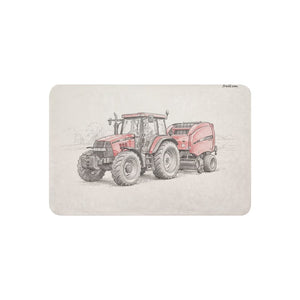 Furrow & Fields 37″×57″ Case IH Maxxum MXM130 Pencil Sketch | Sherpa Blanket Quality Farmers Merch