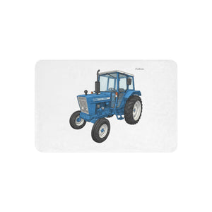 Furrow & Fields 37″×57″ Ford 4600 Illustration (Side) | Sherpa Blanket Quality Farmers Merch