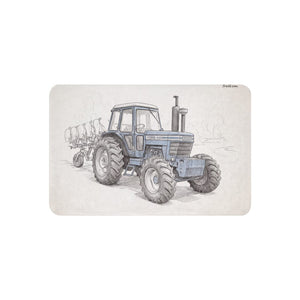 Furrow & Fields 37″×57″ Ford 9700 Pencil Sketch | Sherpa Blanket Quality Farmers Merch