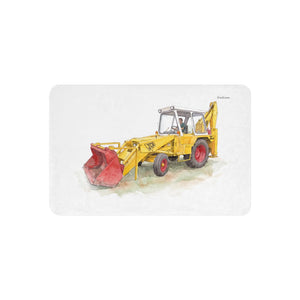 Furrow & Fields 37″×57″ JCB 3C II Watercolor | Sherpa Blanket Quality Farmers Merch