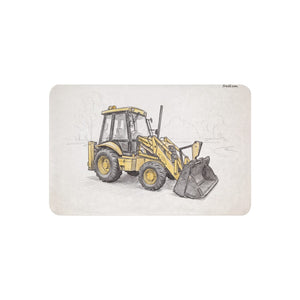 Furrow & Fields 37″×57″ JCB 3CX Sitemaster Plus Pencil Sketch | Sherpa Blanket Quality Farmers Merch
