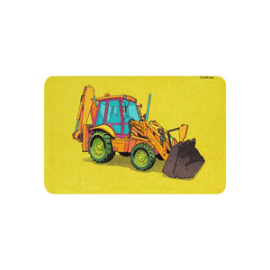 Furrow & Fields 37″×57″ JCB 3CX Sitemaster Plus Pop Art | Sherpa Blanket Quality Farmers Merch