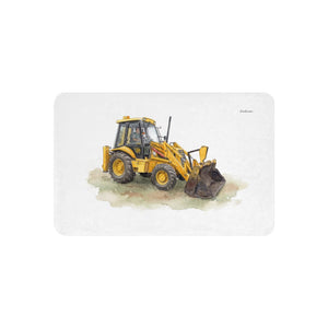 Furrow & Fields 37″×57″ JCB 3CX Sitemaster Plus Watercolor | Sherpa Blanket Quality Farmers Merch