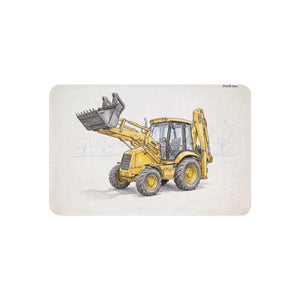 Furrow & Fields 37″×57″ JCB 3CX Sitemaster SRS Pencil Sketch | Sherpa Blanket Quality Farmers Merch