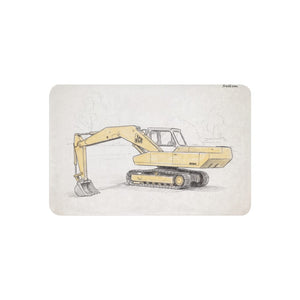 Furrow & Fields 37″×57″ JCB 806 Pencil Sketch | Sherpa Blanket Quality Farmers Merch
