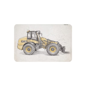 Furrow & Fields 37″×57″ JCB TM420 Pencil Sketch | Sherpa Blanket Quality Farmers Merch