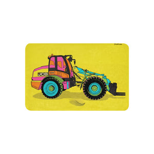 Furrow & Fields 37″×57″ JCB TM420 Pop Art | Sherpa Blanket Quality Farmers Merch