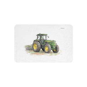 Furrow & Fields 37″×57″ John Deere 4955 Watercolor | Sherpa Blanket Quality Farmers Merch