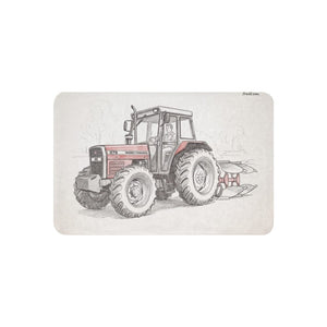 Furrow & Fields 37″×57″ Massey Ferguson 375 Pencil Sketch | Sherpa Blanket Quality Farmers Merch