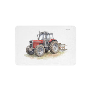 Furrow & Fields 37″×57″ Massey Ferguson 375 Watercolor | Sherpa Blanket Quality Farmers Merch