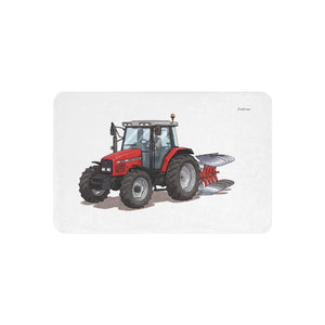 Furrow & Fields 37″×57″ Massey Ferguson 6255 Illustration | Sherpa Blanket Quality Farmers Merch