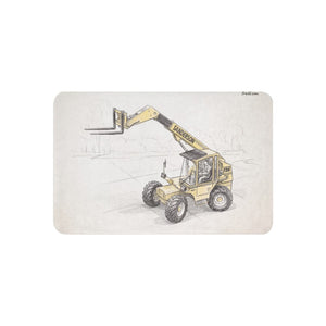 Furrow & Fields 37″×57″ Sanderson 726 Teleporter Pencil Sketch | Sherpa Blanket Quality Farmers Merch
