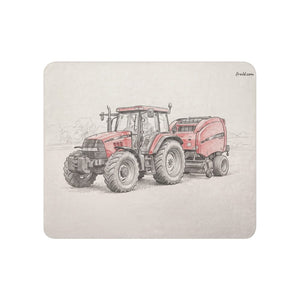 Furrow & Fields 50″×60″ Case IH Maxxum MXM130 Pencil Sketch | Sherpa Blanket Quality Farmers Merch