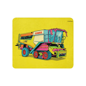 Furrow & Fields 50″×60″ CLAAS Lexion 8600 TerraTrac Pop Art | Sherpa Blanket Quality Farmers Merch