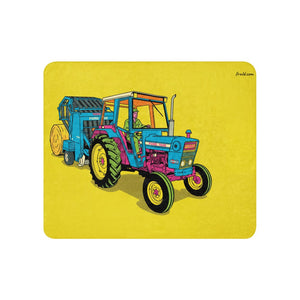 Furrow & Fields 50″×60″ Ford 7600 Pop Art | Sherpa Blanket Quality Farmers Merch