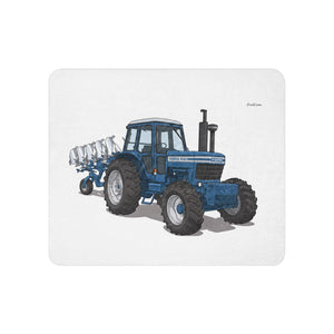 Furrow & Fields 50″×60″ Ford 9700 Illustration | Sherpa Blanket Quality Farmers Merch