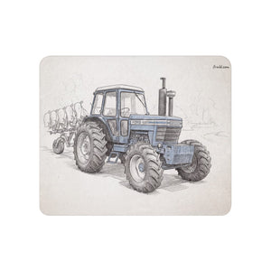 Furrow & Fields 50″×60″ Ford 9700 Pencil Sketch | Sherpa Blanket Quality Farmers Merch