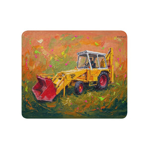 Furrow & Fields 50″×60″ JCB 3C II Splash Art | Sherpa Blanket Quality Farmers Merch