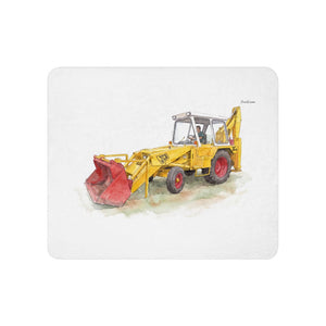 Furrow & Fields 50″×60″ JCB 3C II Watercolor | Sherpa Blanket Quality Farmers Merch