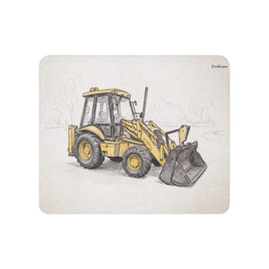 Furrow & Fields 50″×60″ JCB 3CX Sitemaster Plus Pencil Sketch | Sherpa Blanket Quality Farmers Merch