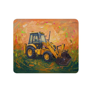 Furrow & Fields 50″×60″ JCB 3CX Sitemaster Plus Splash Art | Sherpa Blanket Quality Farmers Merch