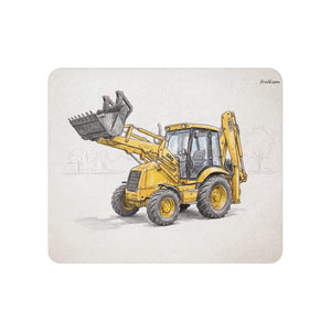 Furrow & Fields 50″×60″ JCB 3CX Sitemaster SRS Pencil Sketch | Sherpa Blanket Quality Farmers Merch