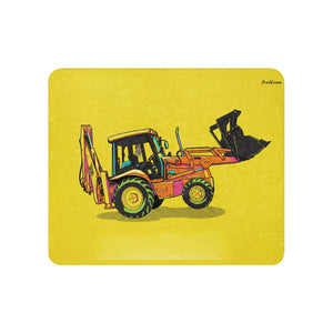 Furrow & Fields 50″×60″ JCB 3CX Sitemaster SRS Pop Art | Sherpa Blanket Quality Farmers Merch