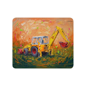 Furrow & Fields 50″×60″ JCB 4D II Splash Art | Sherpa Blanket Quality Farmers Merch