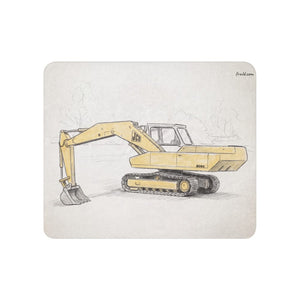 Furrow & Fields 50″×60″ JCB 806 Pencil Sketch | Sherpa Blanket Quality Farmers Merch
