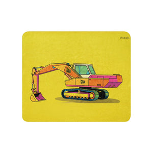 Furrow & Fields 50″×60″ JCB 806 Pop Art | Sherpa Blanket Quality Farmers Merch