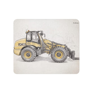 Furrow & Fields 50″×60″ JCB TM420 Pencil Sketch | Sherpa Blanket Quality Farmers Merch