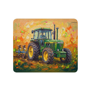 Furrow & Fields 50″×60″ John Deere 4350 Splash Art | Sherpa Blanket Quality Farmers Merch