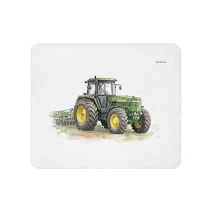 Furrow & Fields 50″×60″ John Deere 4955 Watercolor | Sherpa Blanket Quality Farmers Merch