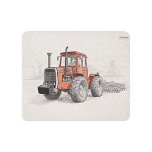Furrow & Fields 50″×60″ Massey Ferguson 1200 Pencil Sketch | Sherpa Blanket Quality Farmers Merch