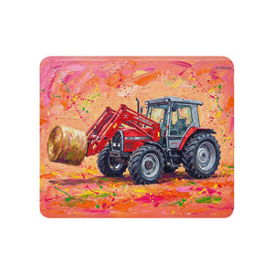 Furrow & Fields 50″×60″ Massey Ferguson 3070 Autotronic Splash Art | Sherpa Blanket Quality Farmers Merch