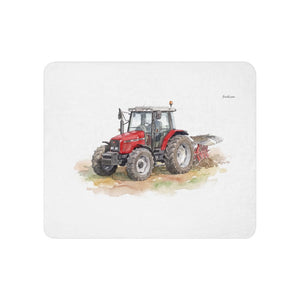 Furrow & Fields 50″×60″ Massey Ferguson 6255 Watercolor | Sherpa Blanket Quality Farmers Merch