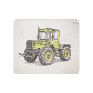Furrow & Fields 50″×60″ Mercedes-Benz MB-trac 1100 Pencil Sketch | Sherpa Blanket Quality Farmers Merch