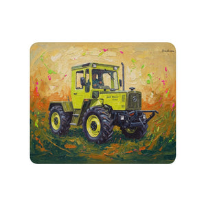 Furrow & Fields 50″×60″ Mercedes-Benz MB-trac 1100 Splash Art | Sherpa Blanket Quality Farmers Merch