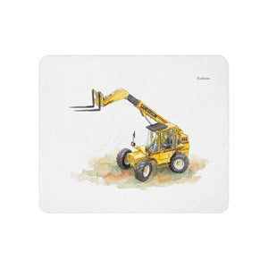 Furrow & Fields 50″×60″ Sanderson 726 Teleporter Watercolor | Sherpa Blanket Quality Farmers Merch