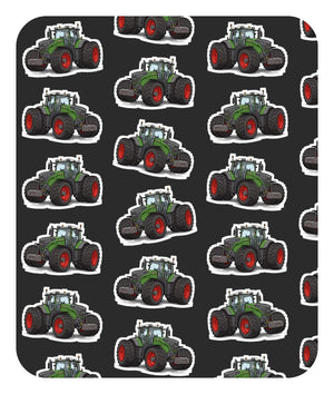 Furrow & Fields Baby Bodysuit Baby Fendt 1050 Vario Tractor Bodysuit – Charcoal Pattern Quality Farmers Merch