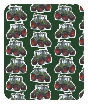 Furrow & Fields Baby Bodysuit Baby Fendt 313 Vario Tractor Bodysuit – Green Pattern Quality Farmers Merch