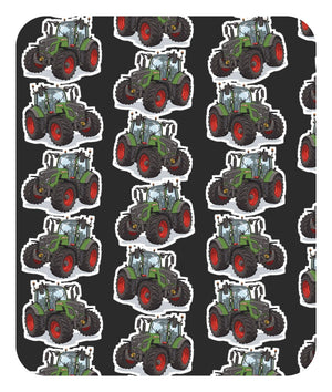 Furrow & Fields Baby Bodysuit Baby Fendt 516 Vario Tractor Bodysuit – Charcoal Pattern Quality Farmers Merch