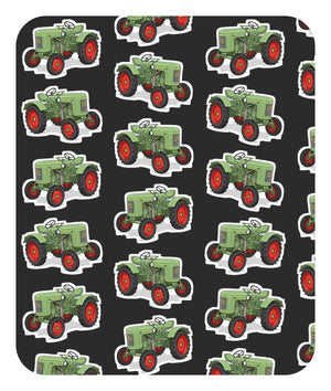 Furrow & Fields Baby Bodysuit Baby Fendt Dieselross Tractor Bodysuit – Charcoal Pattern Quality Farmers Merch