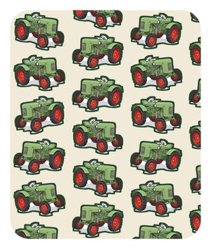 Furrow & Fields Baby Bodysuit Baby Fendt Dieselross Tractor Bodysuit – Cream Pattern Quality Farmers Merch